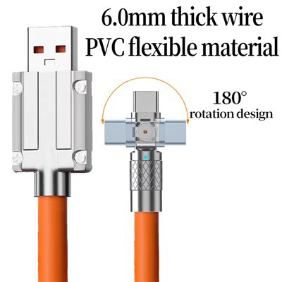 Tig Hom-c Geek Cable Nyob ib ncig ntawm 180 degree